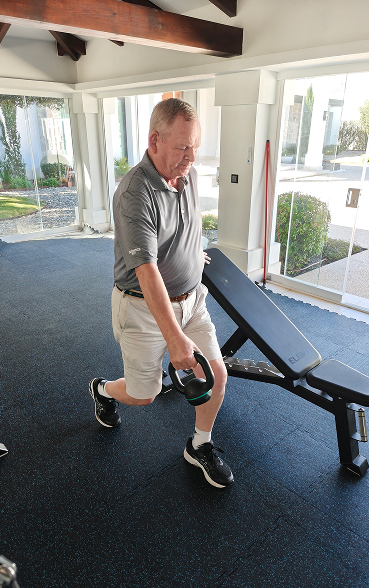 hombre entrenamiento
